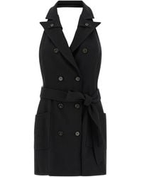 Elisabetta Franchi - Viscose Short Dress - Lyst