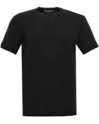 Dolce & Gabbana - Stretch Jersey T-shirt - Lyst