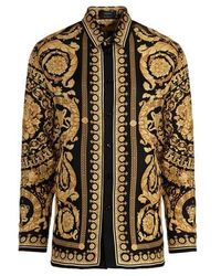 camicia versace nera