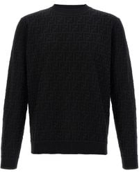 Fendi - Ff Jacquard Sweater - Lyst