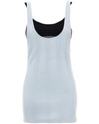 The Attico - Logo Ribbed Top - Lyst