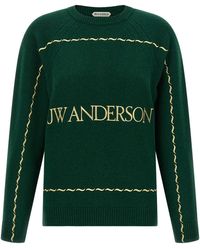 JW Anderson - Logo Embroidery Sweater - Lyst