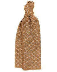 Max Mara - Stola Con Monogramma Jacquard - Lyst