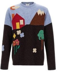 Moschino - Shetland Wool Sweater - Lyst