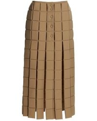 A.W.A.K.E. MODE - Cut-out Padded Skirt - Lyst
