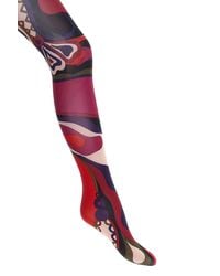 PUCCI - Gemusterte Bedruckte Strumpfhose - Lyst