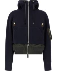 Sacai - 'sponge' Bomber Jacket - Lyst