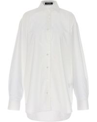Raf Simons - Mesh Insert Shirt - Lyst
