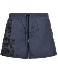 DSquared² - Midi Boxer Shorts - Lyst
