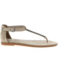 Brunello Cucinelli - 'precious Strap' Sandals - Lyst