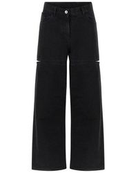 The Attico - Cut-out Jeans - Lyst
