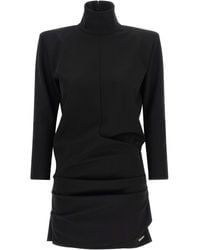 The Attico - Structured Shoulder Dress - Lyst