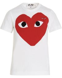 COMME DES GARÇONS PLAY - T-Shirt 'Red Heart' - Lyst