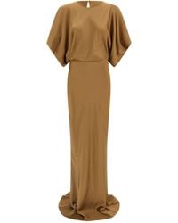 Norma Kamali - Polyester Long Dress - Lyst