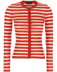 Dolce & Gabbana - Striped Pattern Cardigan - Lyst