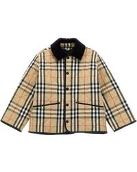 Burberry - 'milo Check' Jacket - Lyst
