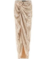 ROTATE BIRGER CHRISTENSEN - 'sequins Knot' Skirt - Lyst