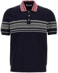 Wales Bonner - 'dawn' Polo Shirt - Lyst