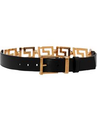 Versace - 'logo Chain' Belt - Lyst