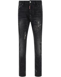 DSquared² - 5-Pocket Jeans With Paint Splatter Effect - Lyst