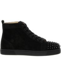 Christian Louboutin - 'lou Spikes Flat' Sneakers - Lyst