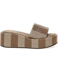Fendi - Sunshine Flatform Sandals - Lyst