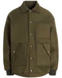 Khrisjoy - 'chore Quilted Stripes' Down Jacket - Lyst