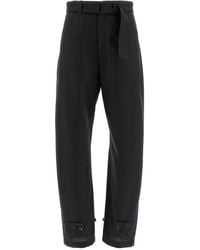 Lemaire - Trousers 'Curved Tailored Pants' - Lyst