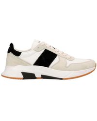 Tom Ford - Logo Suede Sneakers - Lyst