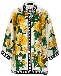 Dolce & Gabbana - 'rose Gialle' Shirt - Lyst