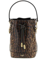 Fendi - Bucket Bag 'Mini Mon Tresor Karung Jaguar' - Lyst