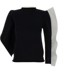 Issey Miyake - 'shaped Canvas' Sweater - Lyst