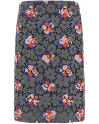 Fendi - ' Bouquet' Lace Skirt - Lyst