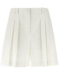 Theory - Bermuda pieghe - Lyst
