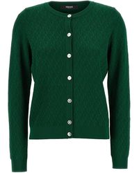 Versace - Cardigan Pattern V - Lyst