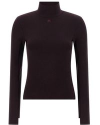 Courreges - Interlock Viscose Sweater - Lyst