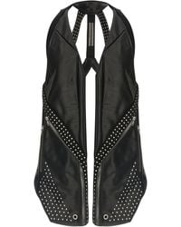 Rick Owens - Temple Gilet With Metal Hardware - Lyst