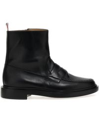 Thom Browne - 'penny Loafer' Ankle Boots - Lyst