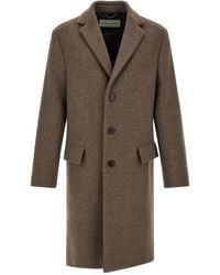 Dries Van Noten - 'rustic' Wool Coat - Lyst