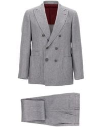 Brunello Cucinelli - Denim Dress - Lyst