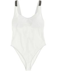 Brunello Cucinelli - Polyamide One-Piece Swimsuit Clothing - Lyst
