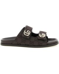 Gucci - 'doppia G' Slides - Lyst