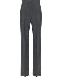 Valentino Garavani - Textured Silk Wool Pants - Lyst