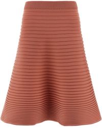 Pleats Please Issey Miyake - 'bounce Knit' Skirt - Lyst