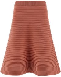 Pleats Please Issey Miyake - 'bounce Knit' Skirt - Lyst