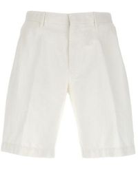 ZEGNA - Bermuda Shorts With Front Pleats - Lyst
