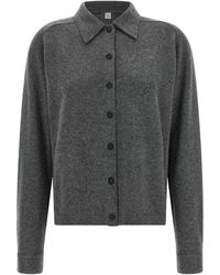 TOTEME - Cashmere Shirt - Lyst