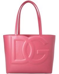 Dolce & Gabbana - Kleine Shopping-Tasche Mit Logo - Lyst
