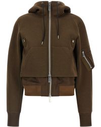 Sacai - 'sponge' Bomber Jacket - Lyst