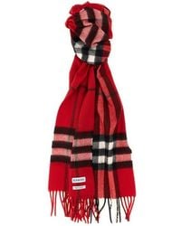Burberry - Sciarpa Cashmere Check - Lyst